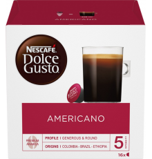 Кофе молотый в капсулах NESCAFE Dolce Gusto Americano, 16кап, Великобритания, 16 кап