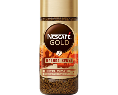 Кофе растворимый NESCAFE Gold Origins Uganda – Kenya натуральный, ст/б, 85г, Россия, 85 г