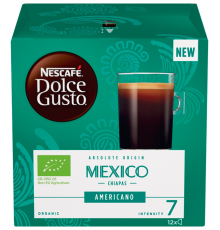 Кофе молотый в капсулах NESCAFE Dolce Gusto Americano Mexico, 12кап, Великобритания, 12 кап