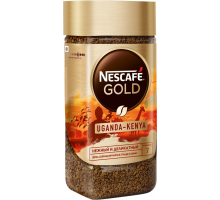 Кофе растворимый NESCAFE Gold Origins Uganda – Kenya натуральный, ст/б, 85г, Россия, 85 г