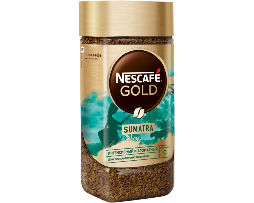 Кофе растворимый NESCAFE Gold Origins Sumatra натуральный, ст/б, 85г, Россия, 85 г