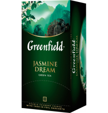 Чай зеленый GREENFIELD Jasmine Dream, 25пак, Россия, 25 пак