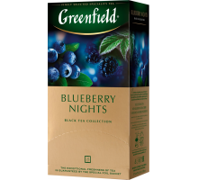 Чай черный GREENFIELD Blueberry Nights, 25пак, Россия, 25 пак