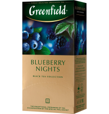 Чай черный GREENFIELD Blueberry Nights, 25пак, Россия, 25 пак