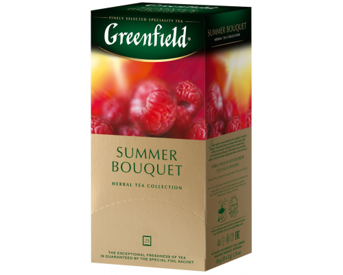 Чай травяной GREENFIELD Summer Bouquet, 25пак, Россия, 25 пак