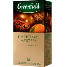 Чай черный GREENFIELD Christmas Mystery, 25пак, Россия, 25 пак