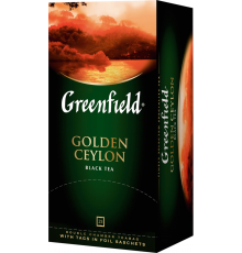 Чай черный GREENFIELD Golden Ceylon, 25пак, Россия, 25 пак