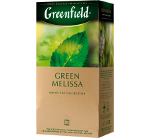 Чай зеленый GREENFIELD Green Melissa, 25пак, Россия, 25 пак