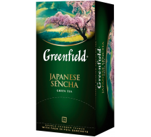 Чай зеленый GREENFIELD Japanese Sencha, 25пак, Россия, 25 пак