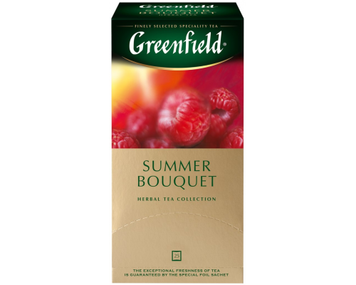 Чай травяной GREENFIELD Summer Bouquet, 25пак, Россия, 25 пак