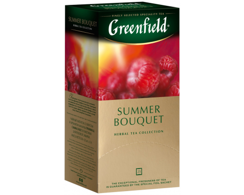 Чай травяной GREENFIELD Summer Bouquet, 25пак, Россия, 25 пак