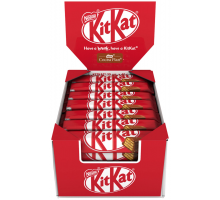 Батончик шоколадный KITKAT с хрустящей вафлей, 40г, Россия, 40 г