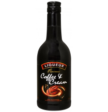 Ликер COFFEE & CREAM FLAVOUR со вкусом кофе со сливками эмульсионный, 15%, 0.5л, Россия, 0.5 L