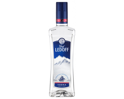 Водка GRAF LEDOFF 40%, 0.5л, Россия, 0.5 L