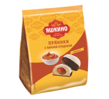 Пряники ЯШКИНО с вареной сгущенкой, 350г, Россия, 350 г