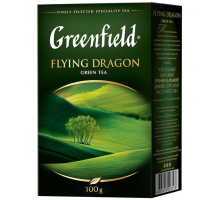 Чай зеленый GREENFIELD Flying Dragon листовой, 100г, Россия, 100 г