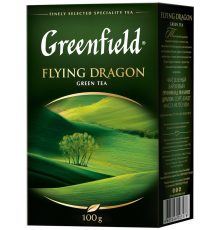 Чай зеленый GREENFIELD Flying Dragon листовой, 100г, Россия, 100 г