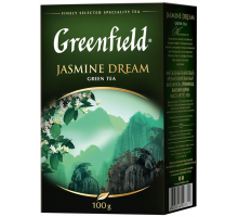 Чай зеленый GREENFIELD Jasmine Dream листовой, 100г, Россия, 100 г