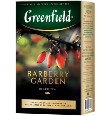 Чай черный GREENFIELD Barberry Garden листовой, 100г, Россия, 100 г