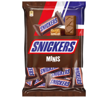 Конфеты SNICKERS Minis с арахисом, карамелью и нугой, 180г, Россия, 180 г