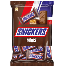 Конфеты SNICKERS Minis с арахисом, карамелью и нугой, 180г, Россия, 180 г