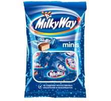 Конфеты MILKY WAY Minis с молочным суфле, 176г, Россия, 176 г