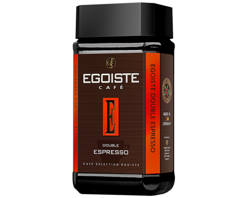 Кофе растворимый EGOISTE Double Espresso Freeze Jar сублимированный ст/б, 100г, Германия, 100 г