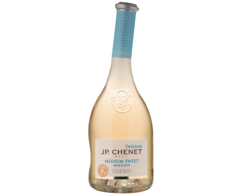 Вино J.P.CHENET столовое белое полусладкое, 0.75л, Франция, 0.75 L