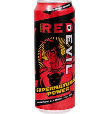 Напиток слабоалкогольный RED DEVIL Supernatural power, 7,2%, ж/б, 0.45л, Россия, 0.45 L