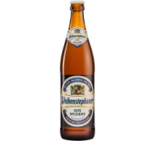 Пиво светлое WEIHENSTEPHANER Hefe Weissbier нефильтрованное
пастеризованное 5,4%, 0.5л, Германия, 0.5 L