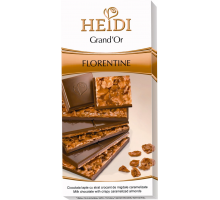 Шоколад темный HEIDI Grand'or Флорентина, 100г, Румыния, 100 г