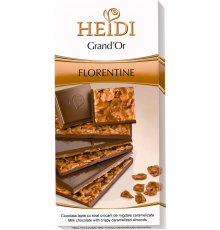 Шоколад темный HEIDI Grand'or Флорентина, 100г, Румыния, 100 г