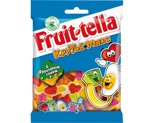 Мармелад жевательный FRUIT-TELLA Крутой микс, 70г, Россия, 70 г