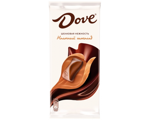 Шоколад DOVE Молочный, 90г, Россия, 90 г