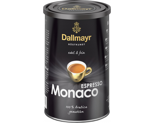 Кофе молотый DALLMAYR Espresso Monaco, ж/б, 200г, Германия, 200 г