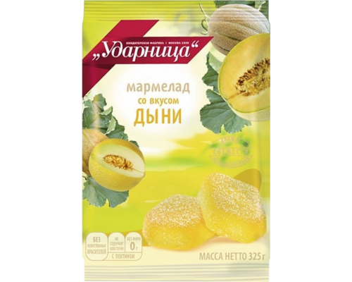 Мармелад УДАРНИЦА со вкусом дыни, 325г, Россия, 325 г