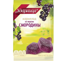 Мармелад УДАРНИЦА со вкусом черной смородины, 325г, Россия, 325 г