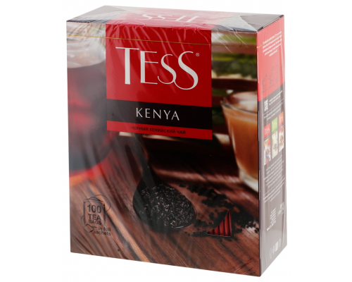 Чай черный TESS Kenya байховый, 100пак, Россия, 100 пак