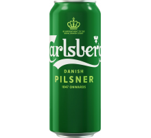 Пиво светлое CARLSBERG 4,6%, 0.45л, Россия, 0.45 L