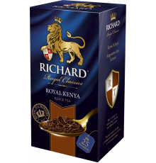 Чай черный RICHARD Royal Kenya, 25пак, Россия, 25 пак