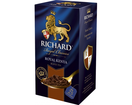 Чай черный RICHARD Royal Kenya, 25пак, Россия, 25 пак