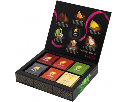 Чай черный CURTIS Dessert Tea Collection, 30пак, Россия, 30 саш