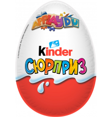 Яйцо шоколадное KINDER Surprise из молочного шоколада с игрушкой, 20г, Россия, 20 г