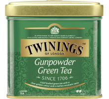 Чай зеленый TWININGS Gunpowder листовой, ж/б, 100г, Польша, 100 г