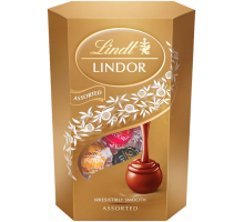 Конфеты LINDT Lindor Ассорти из молочного шоколада, 200г, Италия, 200 г