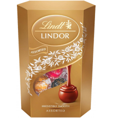 Конфеты LINDT Lindor Ассорти из молочного шоколада, 200г, Италия, 200 г