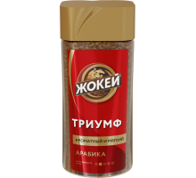 Кофе растворимый ЖОКЕЙ Триумф сублимированный, ст/б, 95г, Россия, 95 г