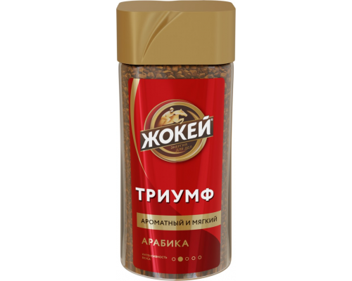 Кофе растворимый ЖОКЕЙ Триумф сублимированный, ст/б, 95г, Россия, 95 г