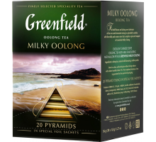 Чай зеленый GREENFIELD Milky Oolong Китайский с ароматом молока, 20пир, Россия, 20 пир