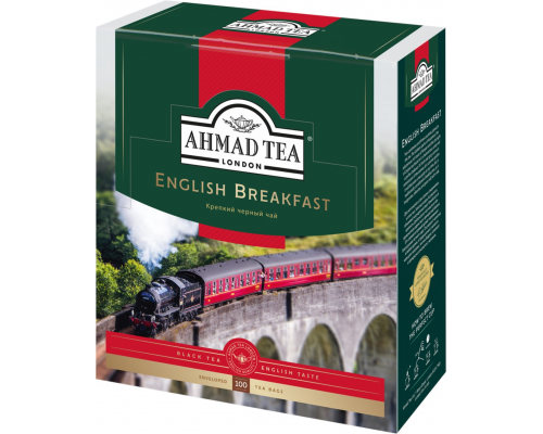 Чай черный AHMAD TEA English Breakfast, 100пак, Россия, 100 пак